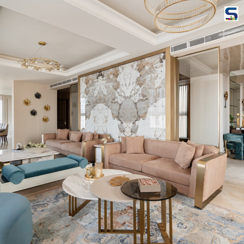 Refined Luxury with a Hint of Koffee with Karan in a 5,500 Sq Ft Presidential Penthouse in Gurugram | The Picturesque Studio