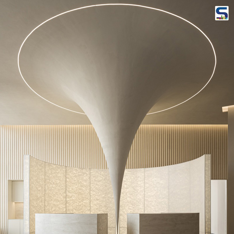 A Project with Serene Canyon Walls and Gravity-Inspired Ceiling Showcasing Innovative Use of Light and Space | China | GODOT DESIGN