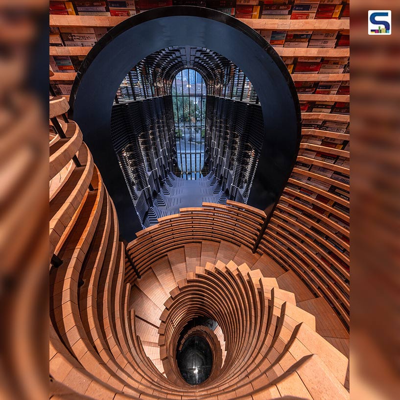 X+Living Unveils The Design Of Tianjin Zhongshuge With 400,000 Custom Bricks An Innovative Iron Work Design