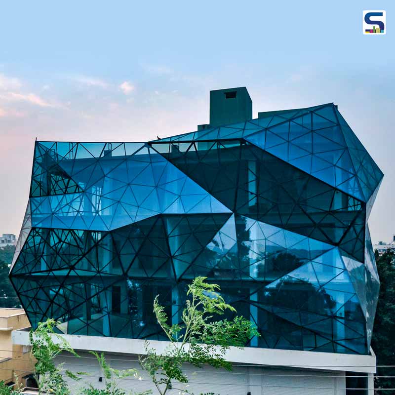 Glass Façade That Romances With Light | BLUE CRYSTAL, Anand | KPA Design Studio | SR Facades